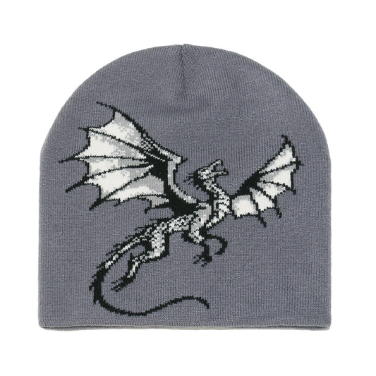 Cute Dinosaur Knit Hat - Cozy Winter Beanie