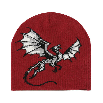 Cute Dinosaur Knit Hat - Cozy Winter Beanie