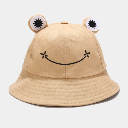 Cute Frog Bucket Hat: Kawaii Korean Fashion Sun Hat