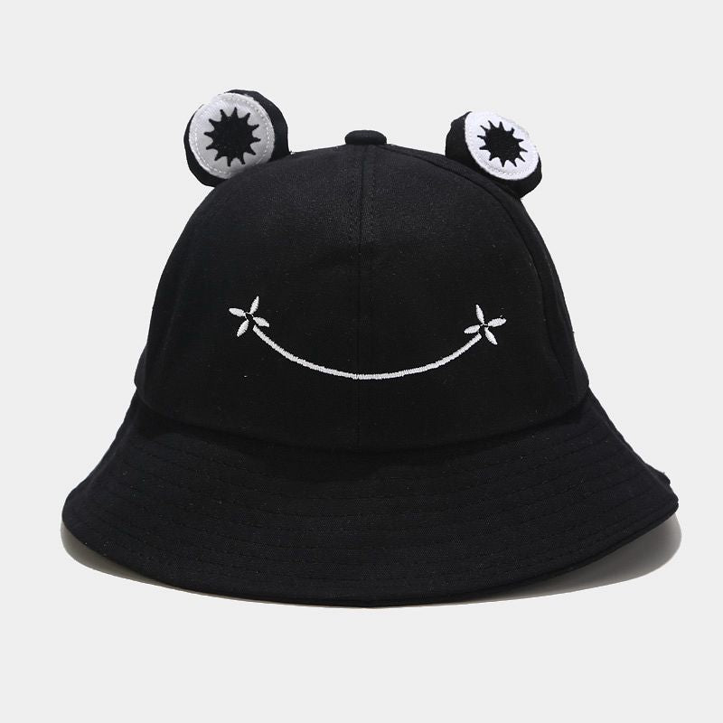 Cute Frog Bucket Hat: Kawaii Korean Fashion Sun Hat