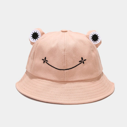 Cute Frog Bucket Hat: Kawaii Korean Fashion Sun Hat