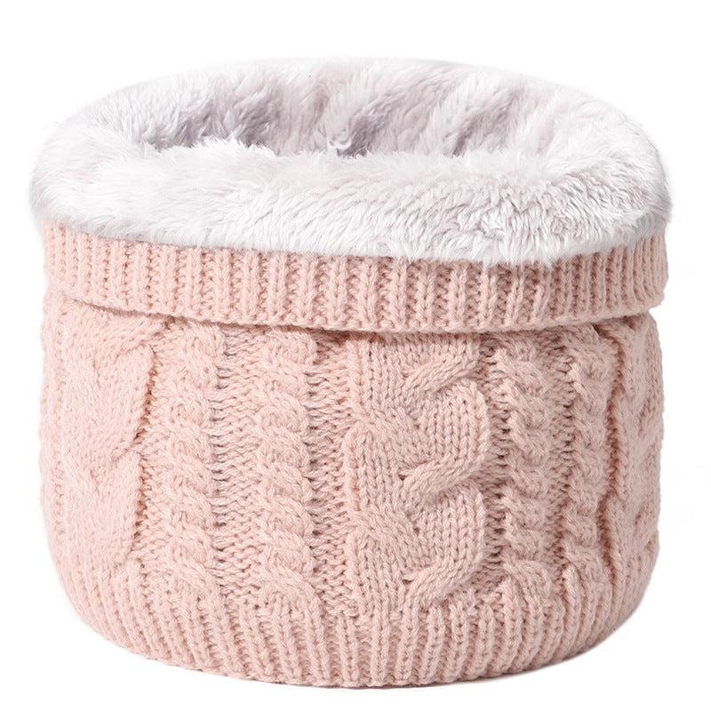 Cozy Fleece-Lined Cable Knit Neck Gaiter