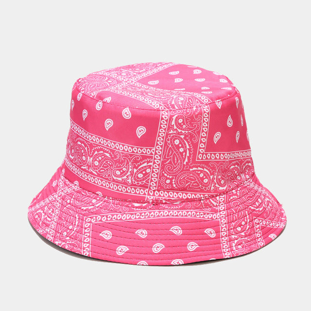 Cashew Flower Reversible Bucket Hat - Sun Protection
