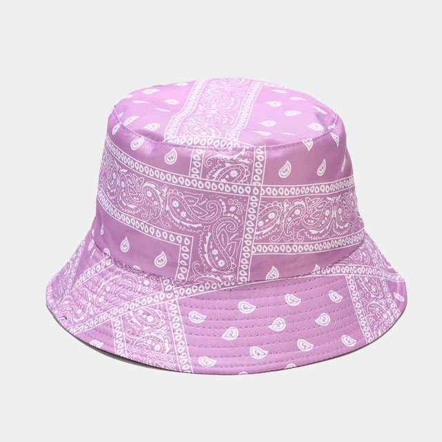 Cashew Flower Reversible Bucket Hat - Sun Protection