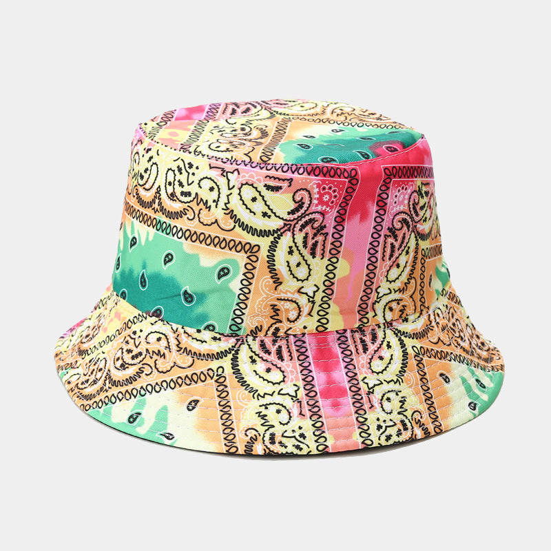 Cashew Flower Reversible Bucket Hat - Sun Protection