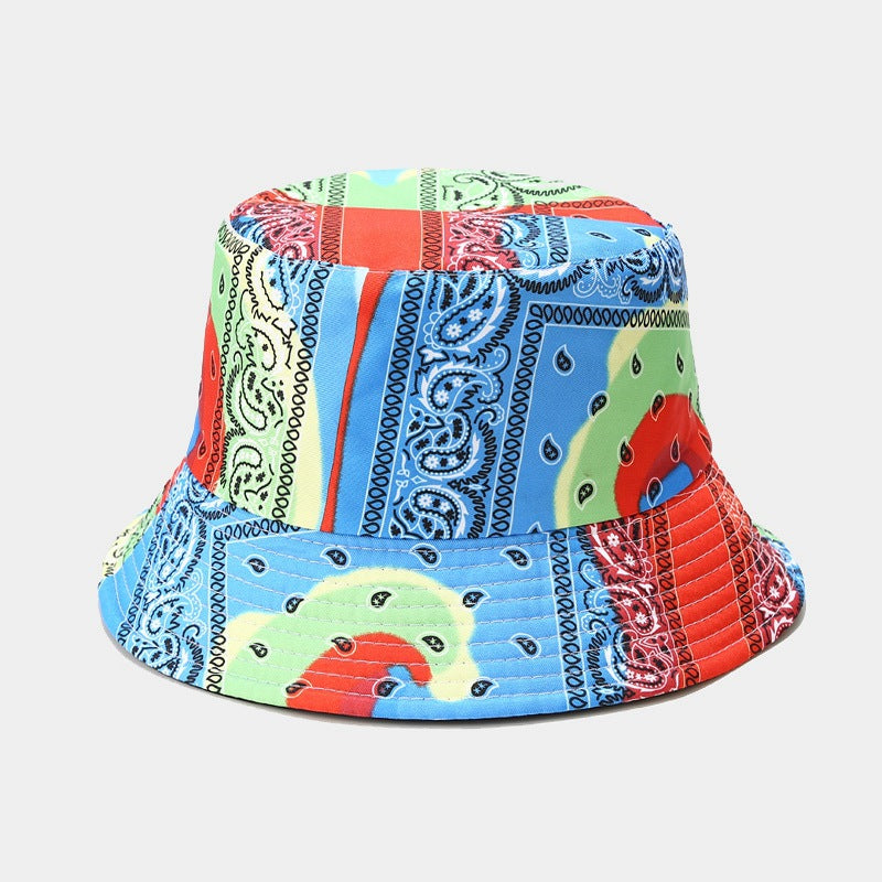 Cashew Flower Reversible Bucket Hat - Sun Protection