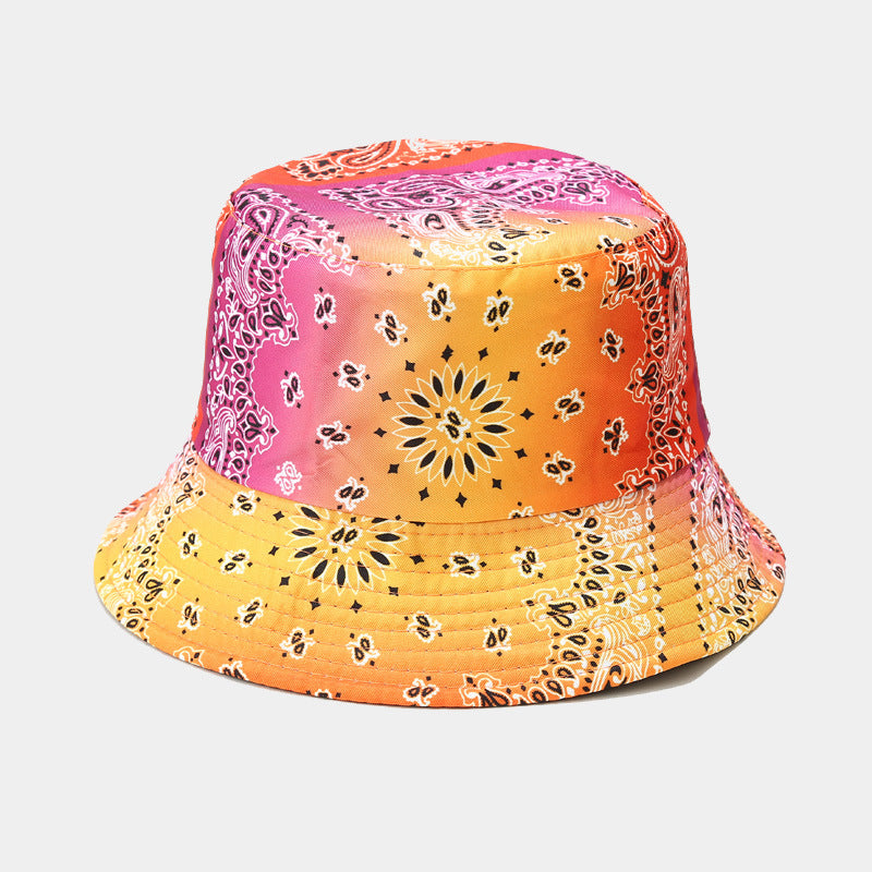 Cashew Flower Reversible Bucket Hat - Sun Protection