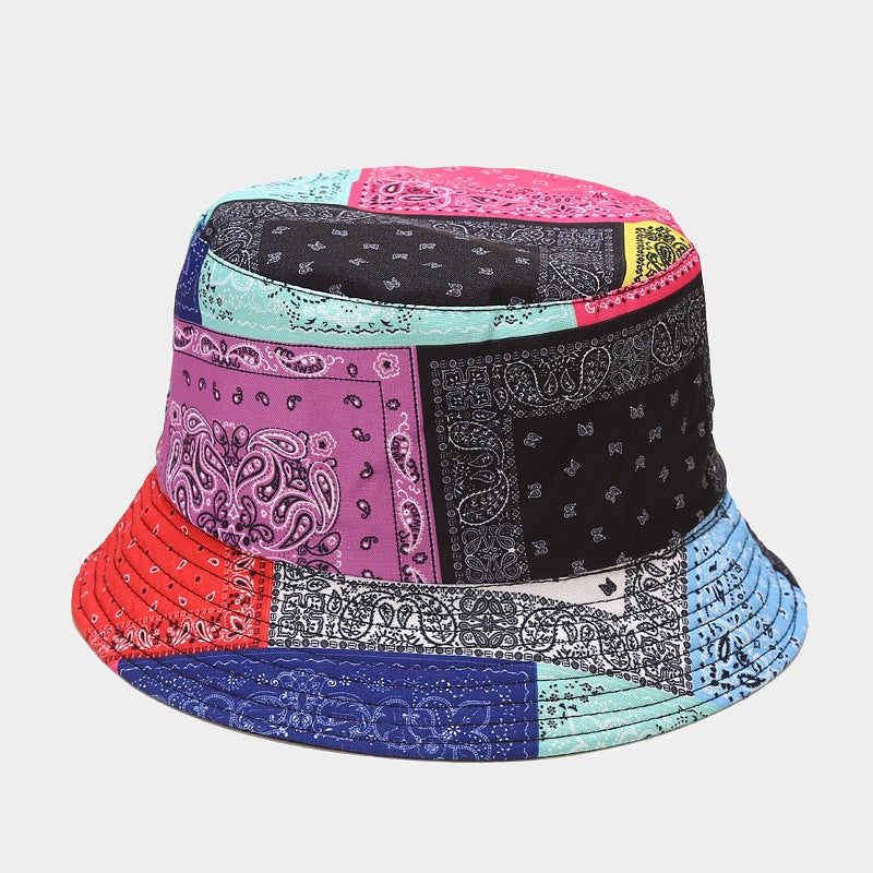 Cashew Flower Reversible Bucket Hat - Sun Protection