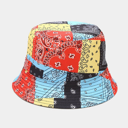 Cashew Flower Reversible Bucket Hat - Sun Protection