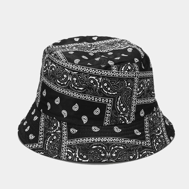 Cashew Flower Reversible Bucket Hat - Sun Protection