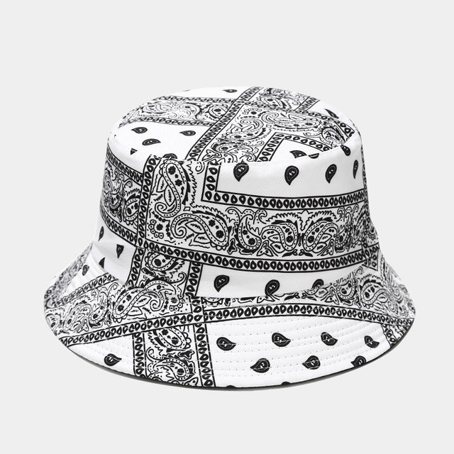 Cashew Flower Reversible Bucket Hat - Sun Protection
