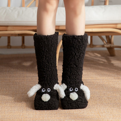Cozy Fleece Snow Socks for Adults - Non-Slip & Warm