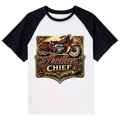 Classic Indian Chief - Contrast Raglan T-shirt