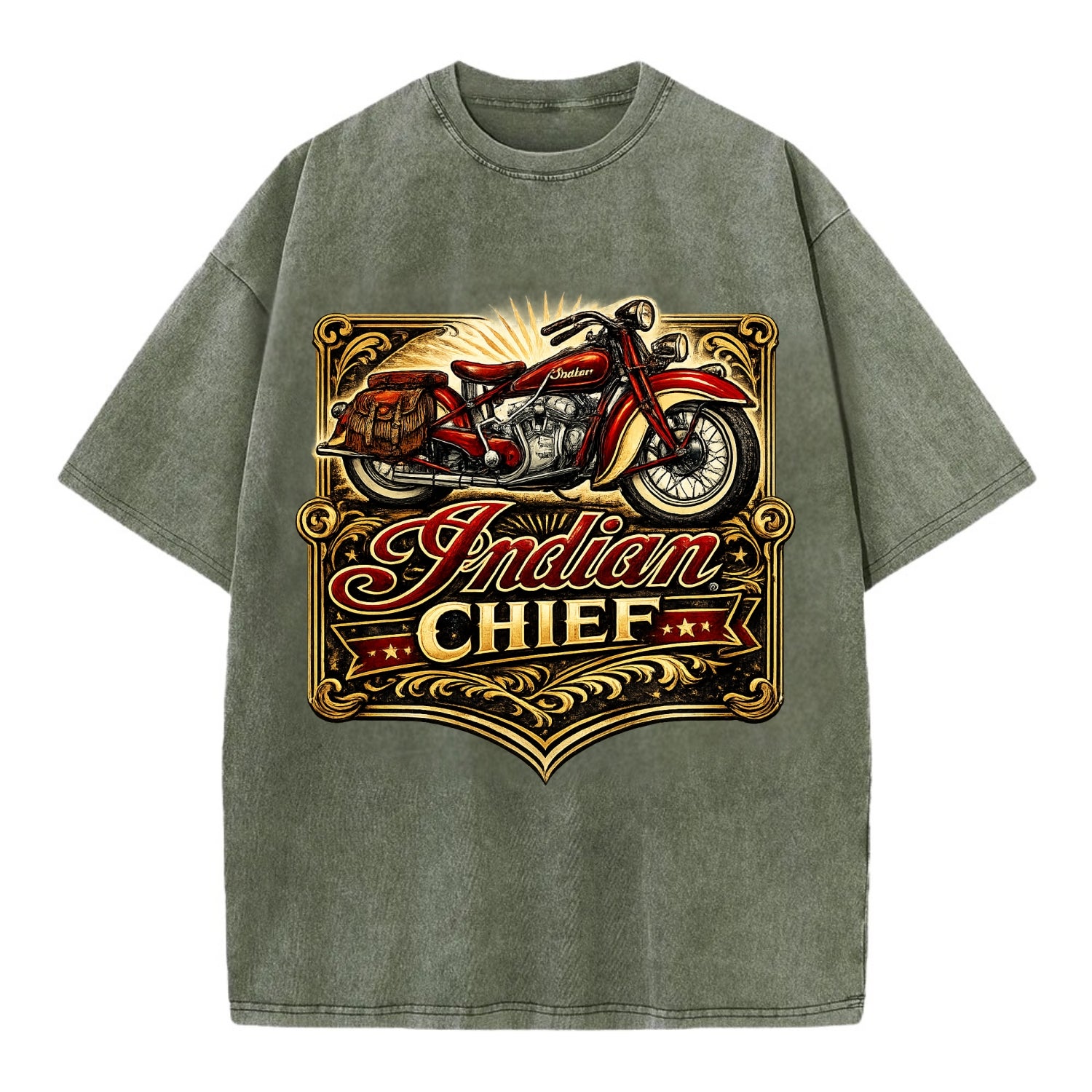 Classic Indian Chief - Vintage T-shirt