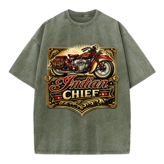 Classic Indian Chief - Vintage T-shirt