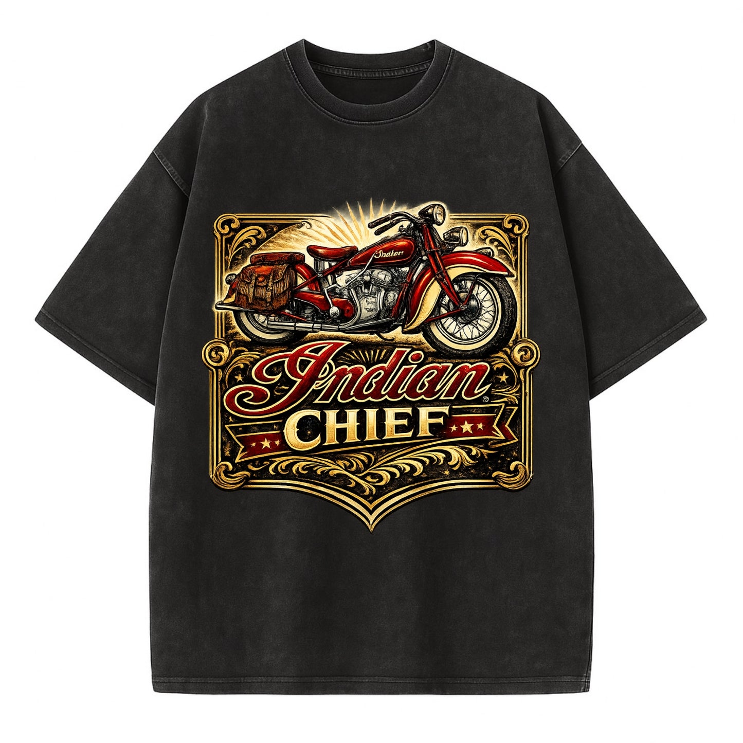 Classic Indian Chief - Vintage T-shirt