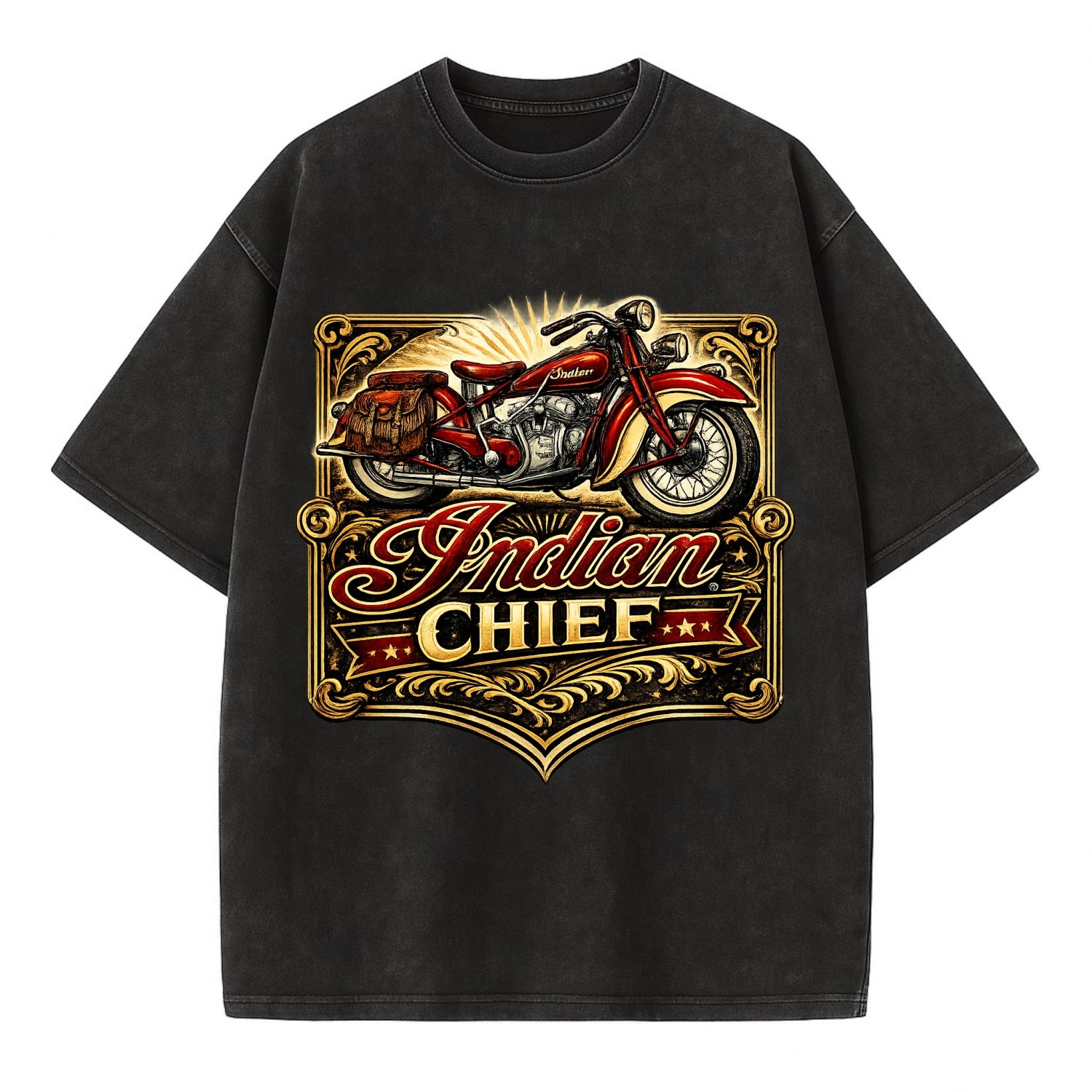 Classic Indian Chief - Vintage T-shirt