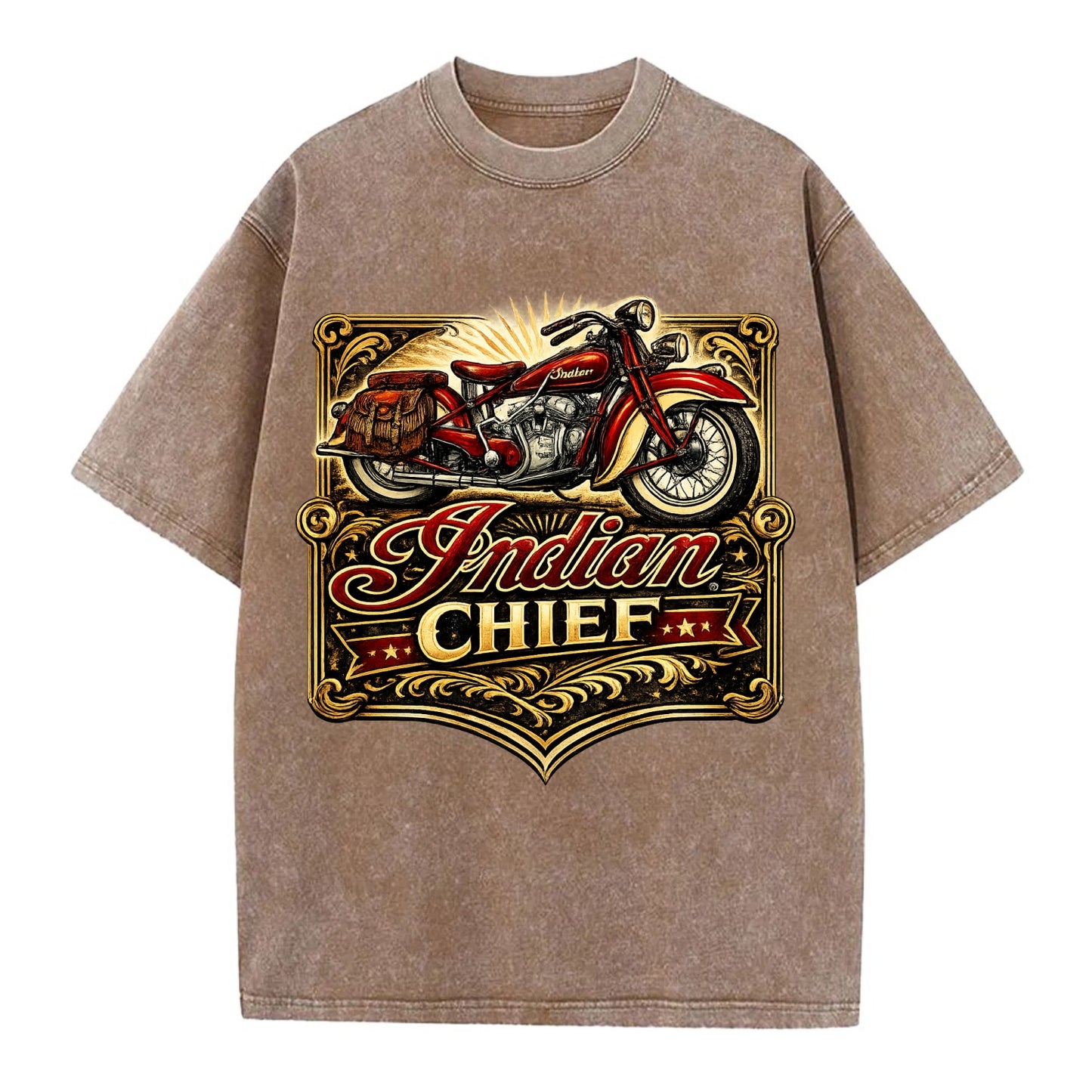 Classic Indian Chief - Vintage T-shirt