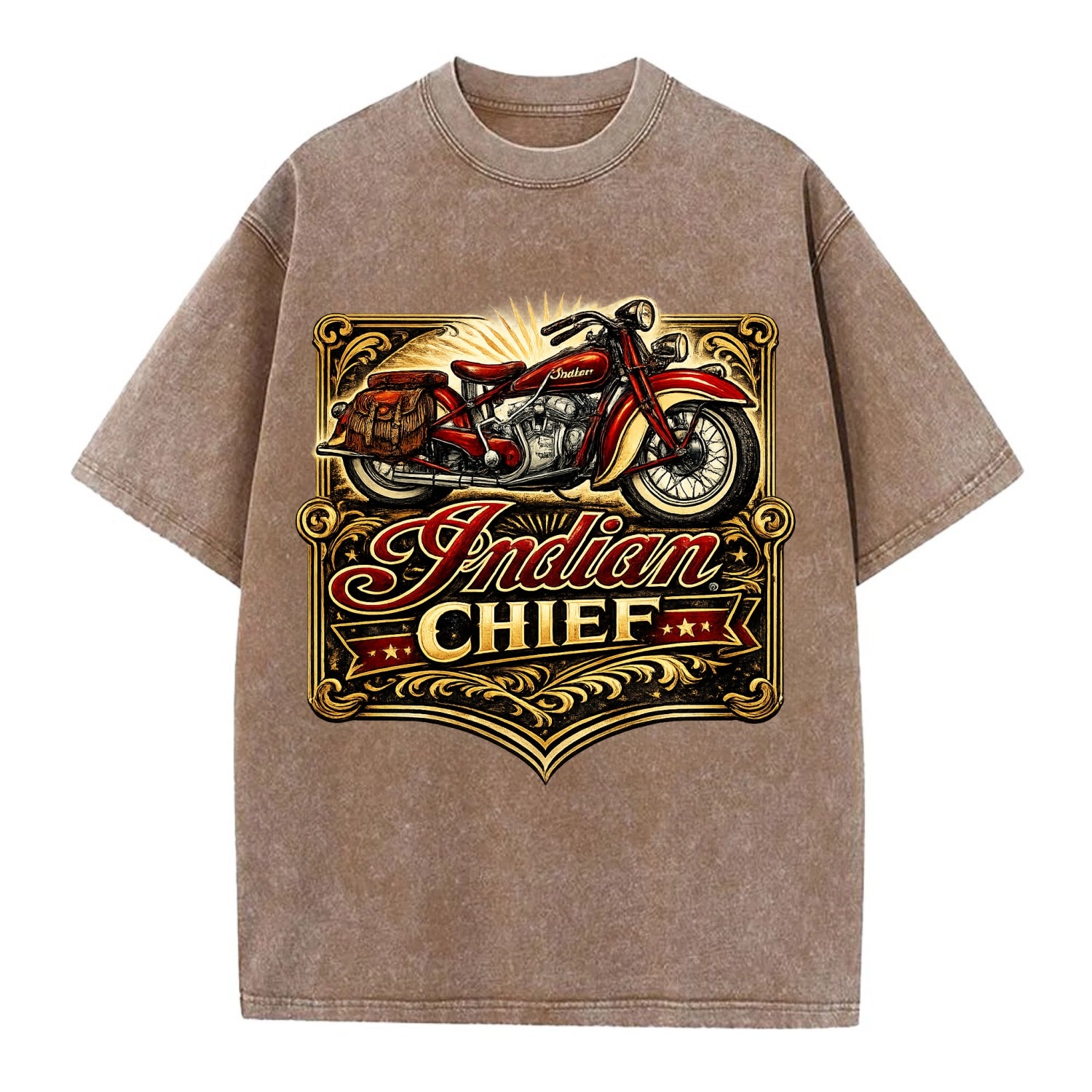 Classic Indian Chief - Vintage T-shirt