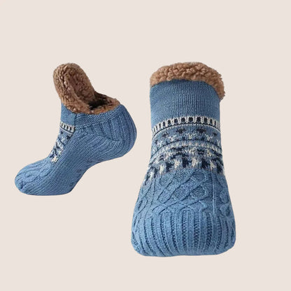 Cozy Jacquard Non-Slip Floor Socks