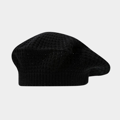 Chic Knitted Beret: Retro Artist Hat for Autumn/Winter