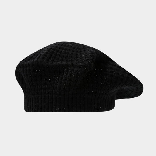 Chic Knitted Beret: Retro Artist Hat for Autumn/Winter