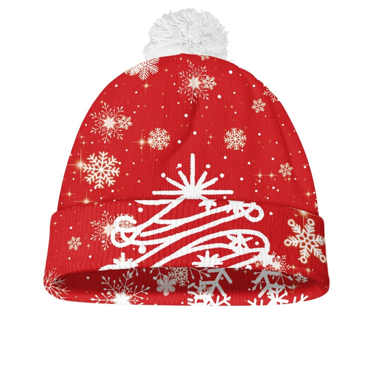Chunky Knit Holiday Beanie: Festive Winter Warmth