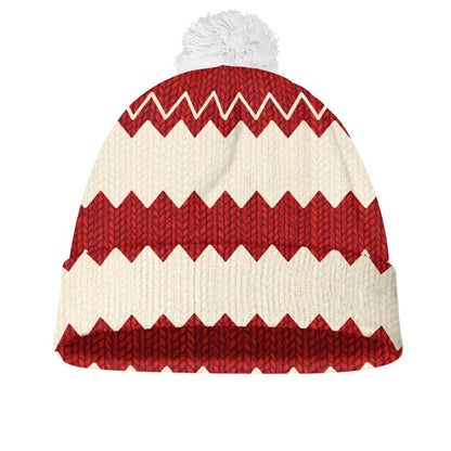 Chunky Knit Holiday Beanie: Festive Winter Warmth