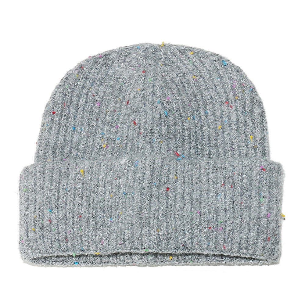 Cozy Multicolor Knit Beanie - Vibrant & Warm