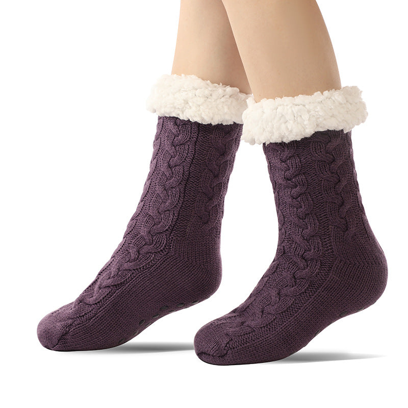 Cozy Non-Slip Velvet House Socks