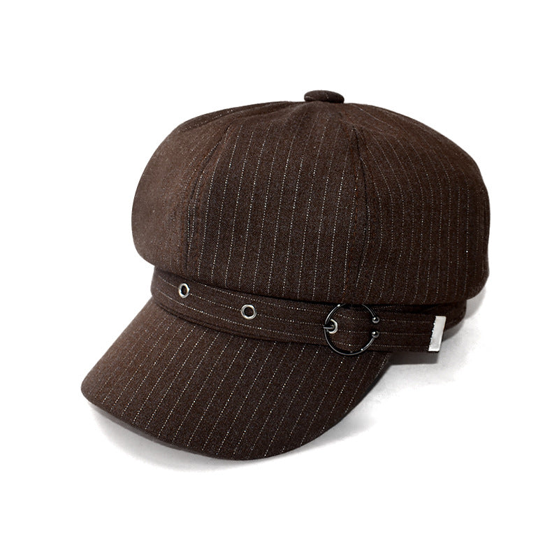 Chic Octagonal Beret: Vintage Spring/Summer Hat