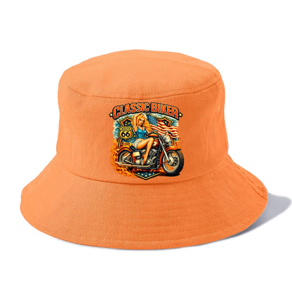 Classic Pinup Biker - Bucket Hat
