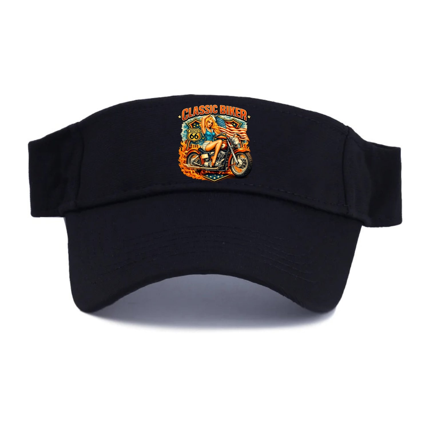 Classic Pinup Biker - Visor
