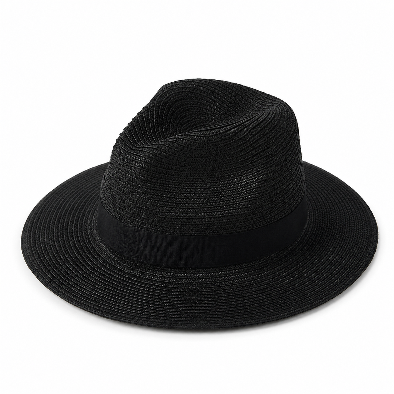 Crown Panama Hat - Breathable Summer Sun Protection