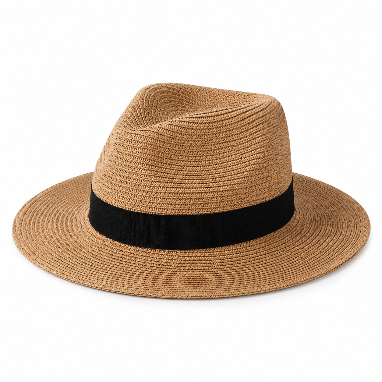 Crown Panama Hat - Breathable Summer Sun Protection