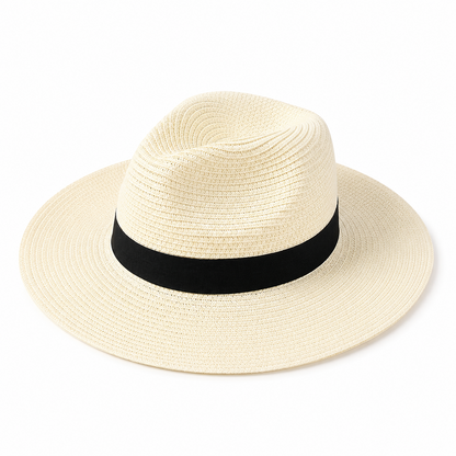 Crown Panama Hat - Breathable Summer Sun Protection