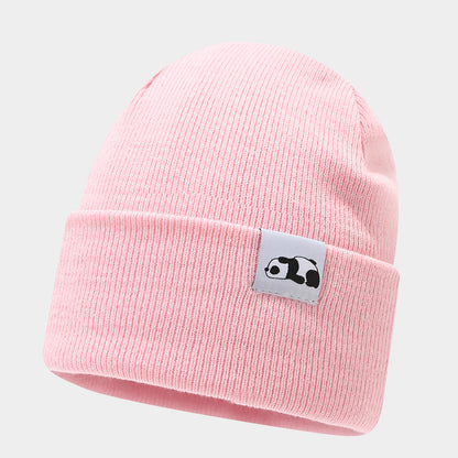 Cozy Panda Knit Hat - Warm Ear Protection