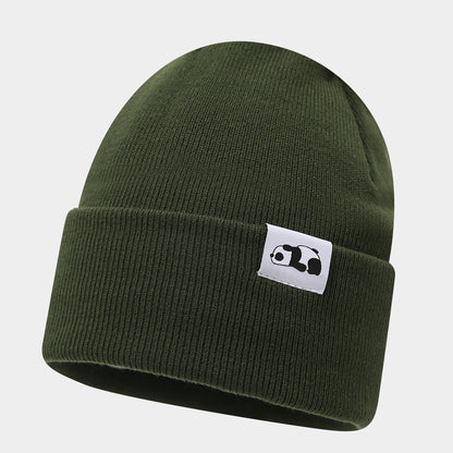 Cozy Panda Knit Hat - Warm Ear Protection