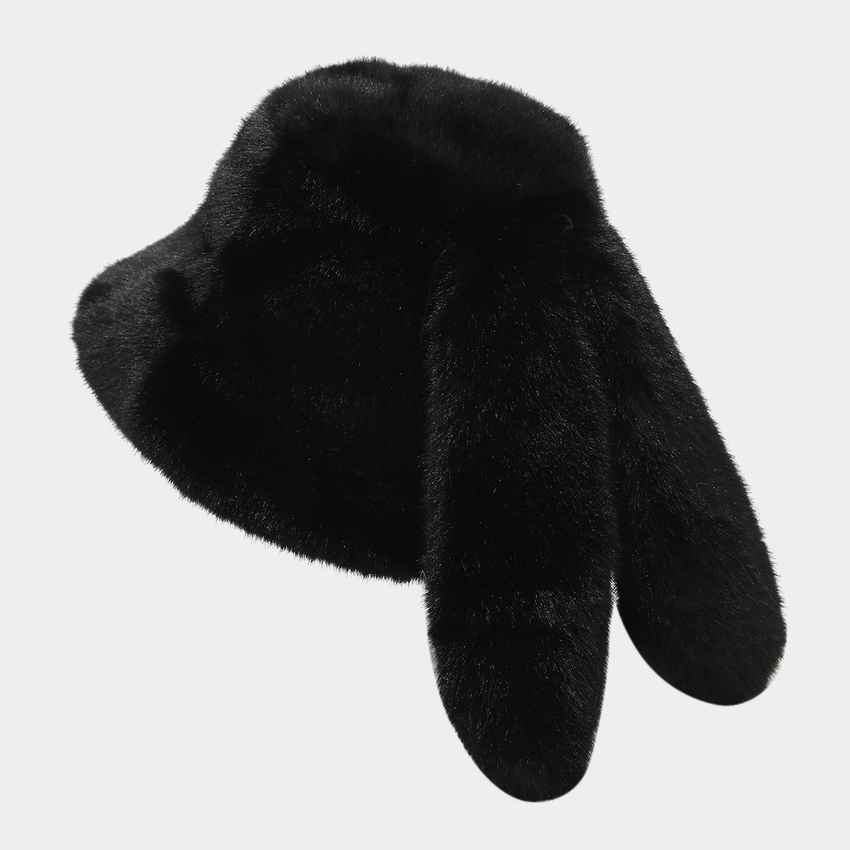 Cute Rabbit Ear Faux Fur Winter Hat
