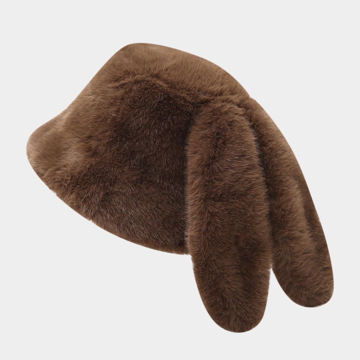 Cute Rabbit Ear Faux Fur Winter Hat