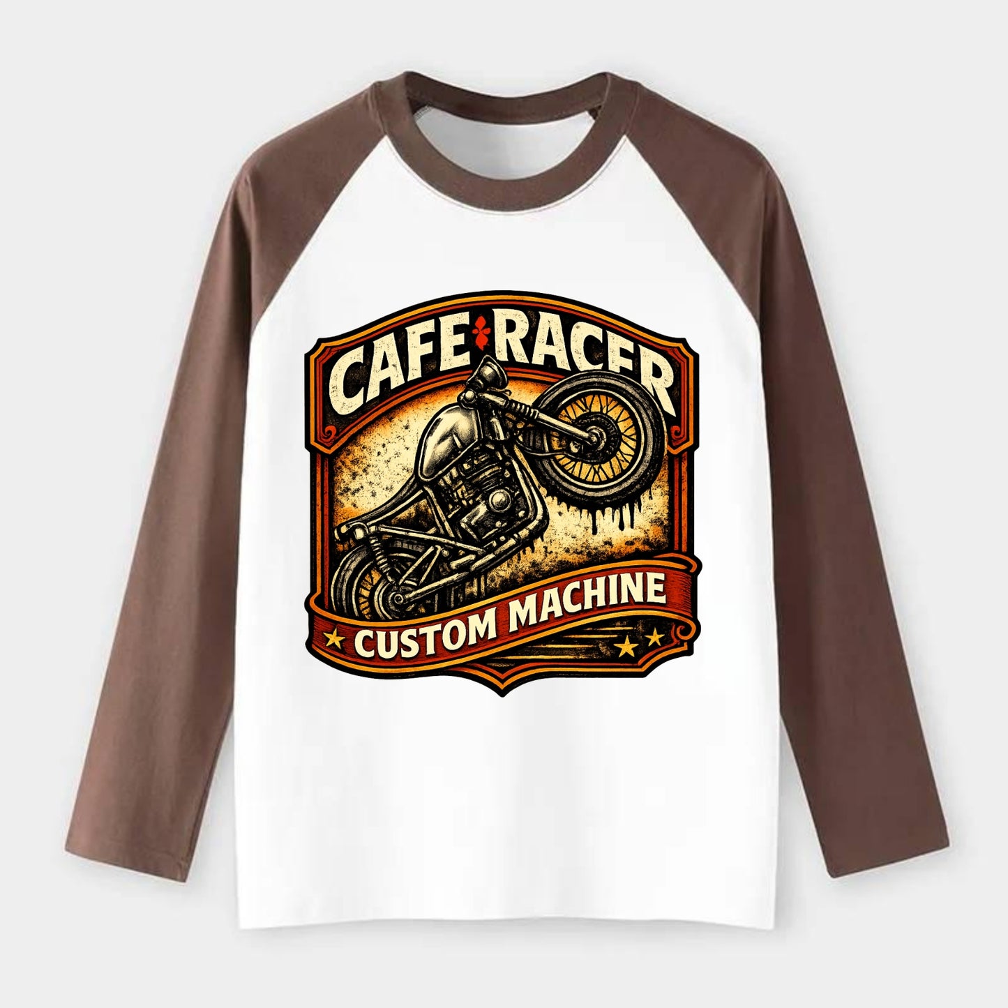 Cafe Racer - Raglan Long Sleeve T-Shirt