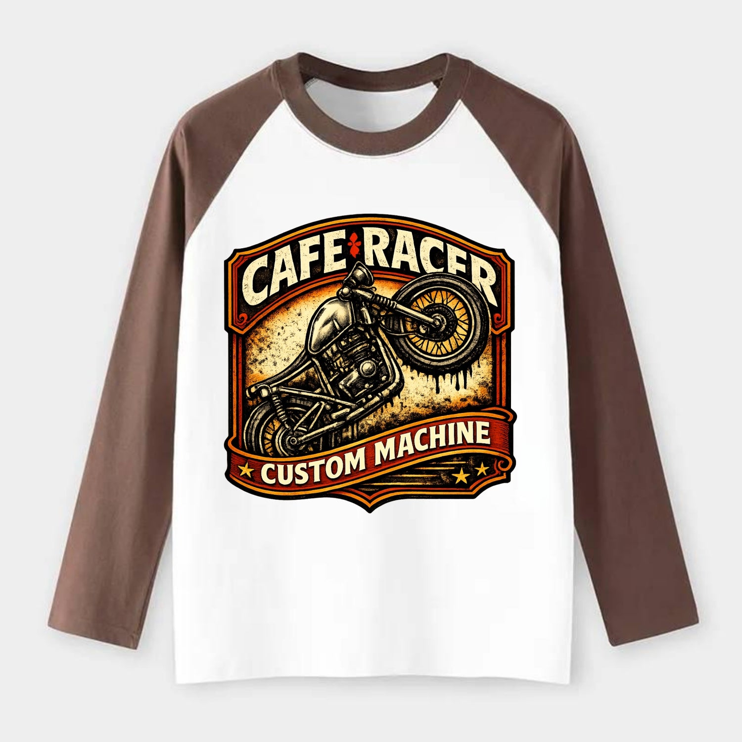 Cafe Racer - Raglan Long Sleeve T-Shirt
