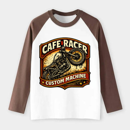 Cafe Racer - Raglan Long Sleeve T-Shirt