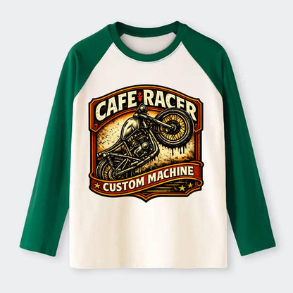 Cafe Racer - Raglan Long Sleeve T-Shirt