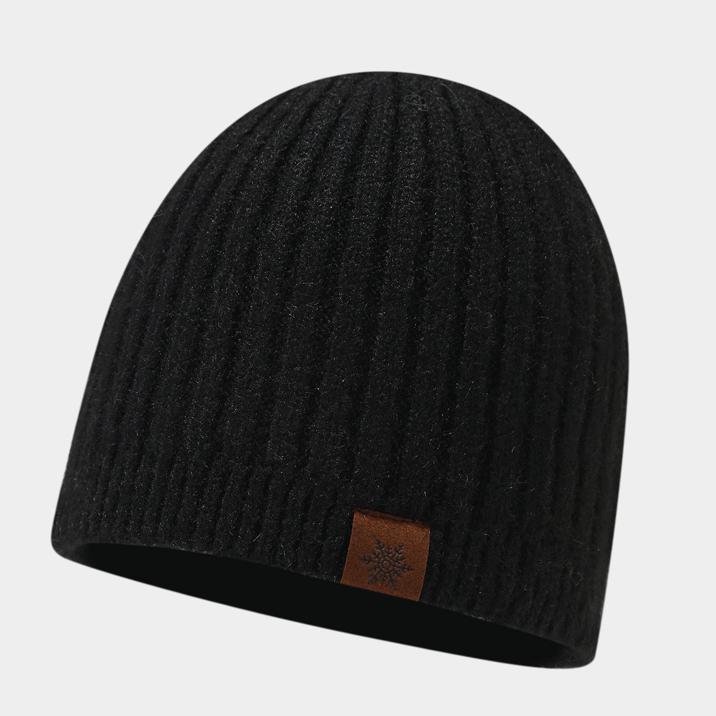 Chic Striped Wool Blend Beanie - Cozy Winter Hat