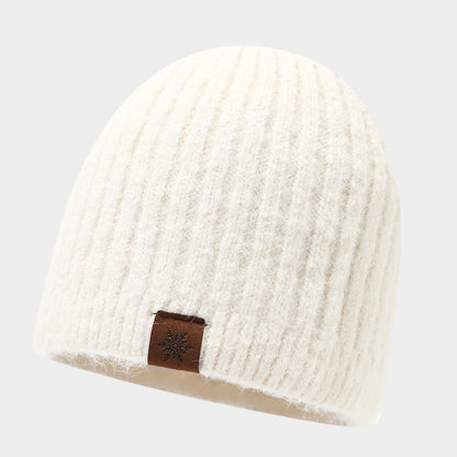 Chic Striped Wool Blend Beanie - Cozy Winter Hat