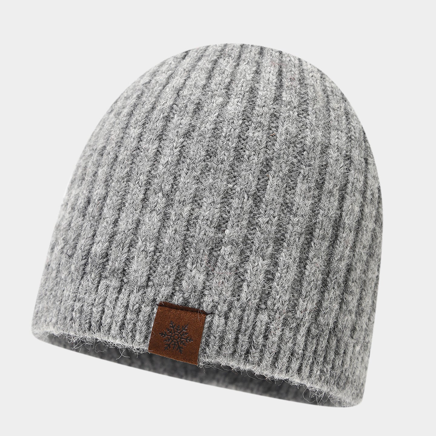 Chic Striped Wool Blend Beanie - Cozy Winter Hat