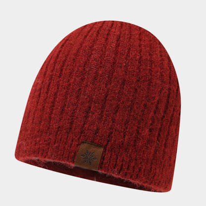 Chic Striped Wool Blend Beanie - Cozy Winter Hat