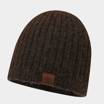 Chic Striped Wool Blend Beanie - Cozy Winter Hat