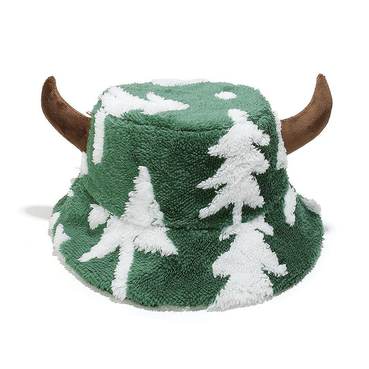 Christmas Tree Horn Beanie - Cozy & Cute Winter Hat